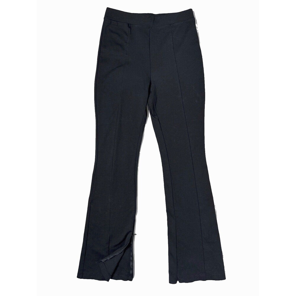 American Giant Ponte Kick Flare Pant Leggings Black Stretch Women's Size 4 (A1)